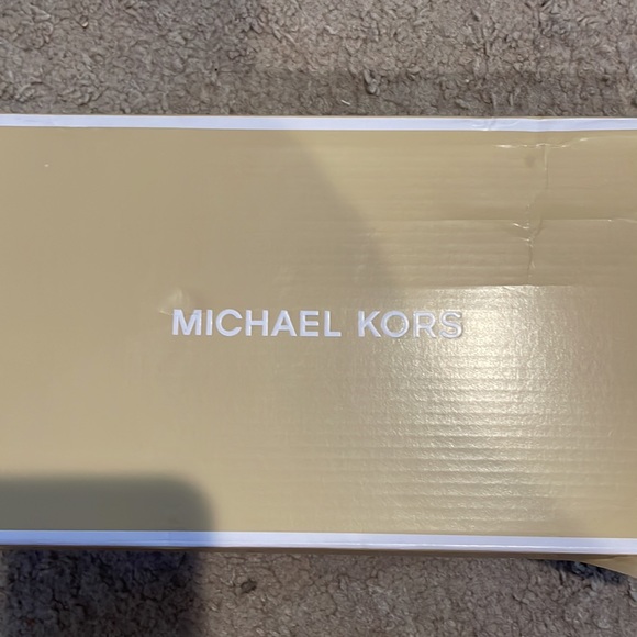 Michael Kors Tyra Jewel Embellished Glitter Slide Sandel - Picture 4 of 4